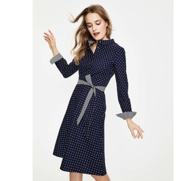 boden posy shirt dress